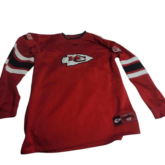 NFL EUC KANSAS CITY CHIEFS TEAM JERSEY FOOTBALL SHIRT SZ MEDIUM - Picture 1 of 12